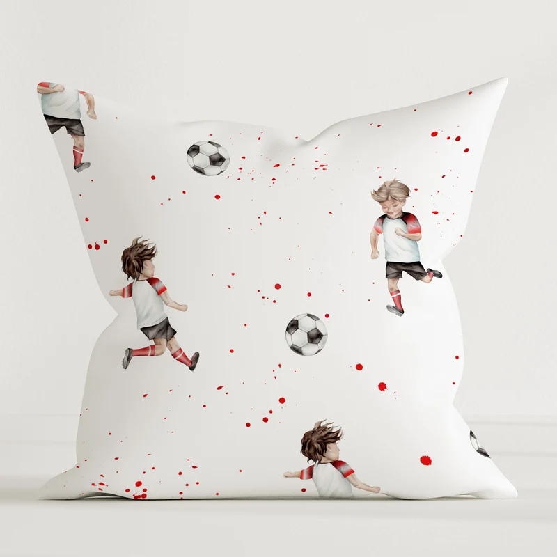"Fussball" Premium Kinder Dekokissen