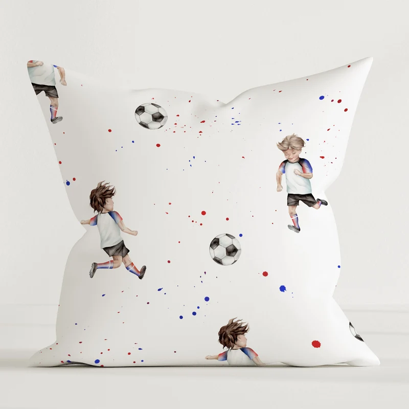 "Fussball" Premium Kinder Dekokissen