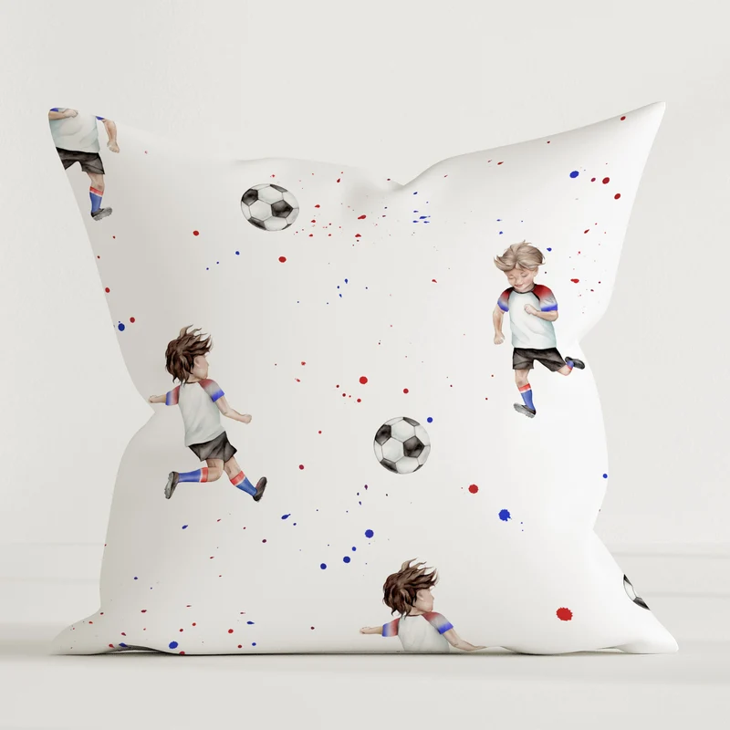 "Fussball" Premium Kinder Dekokissen