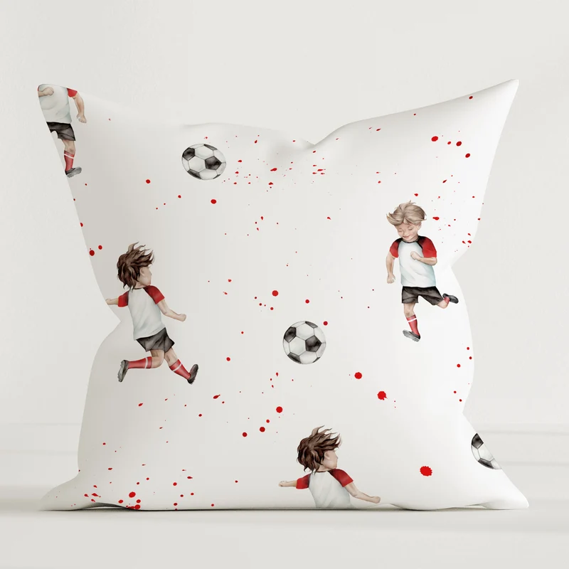 "Fussball" Premium Kinder Dekokissen