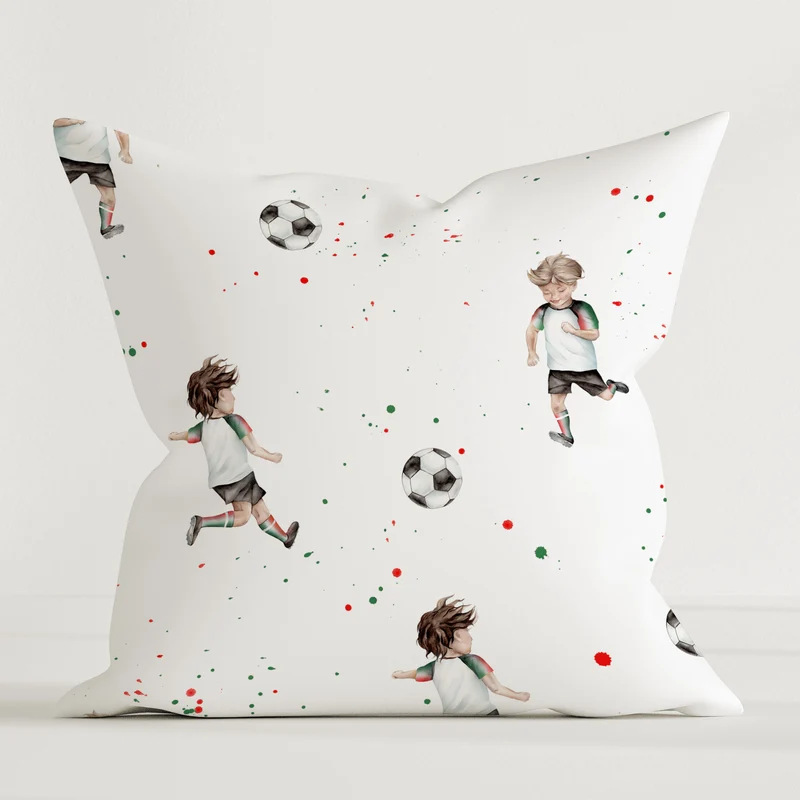 "Fussball" Premium Kinder Dekokissen