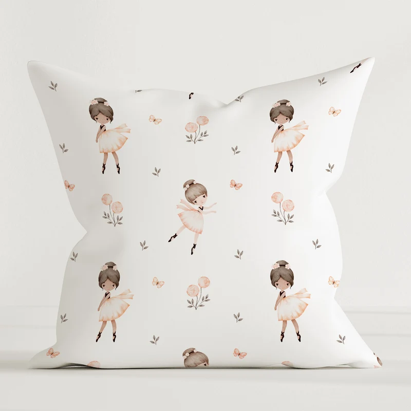 "Ballerinas" Premium Kinder Dekokissen