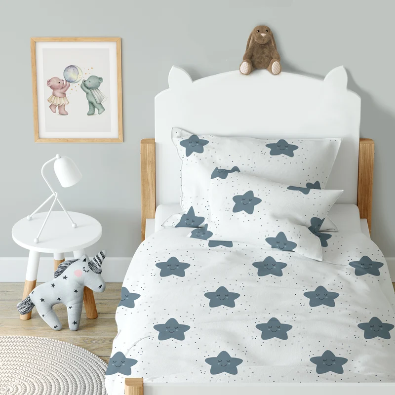 "Sterne" Premium Kinderbettwäsche