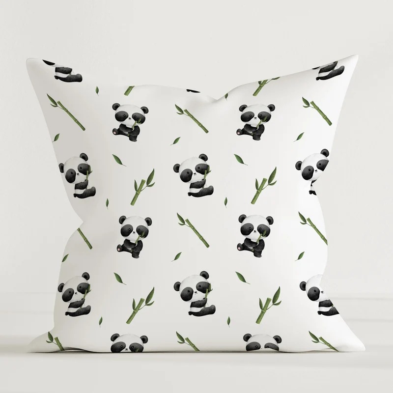 "Pandas" Kinder Dekokissen