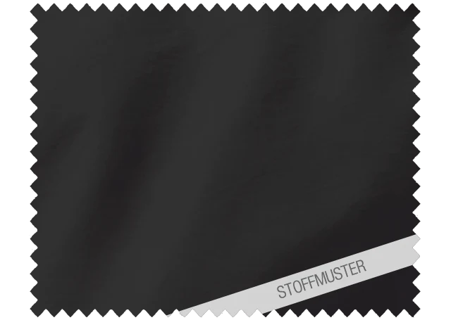 Stoffmuster zu Bettwäsche Corvo Schwarz Gewaschene Baumwolle