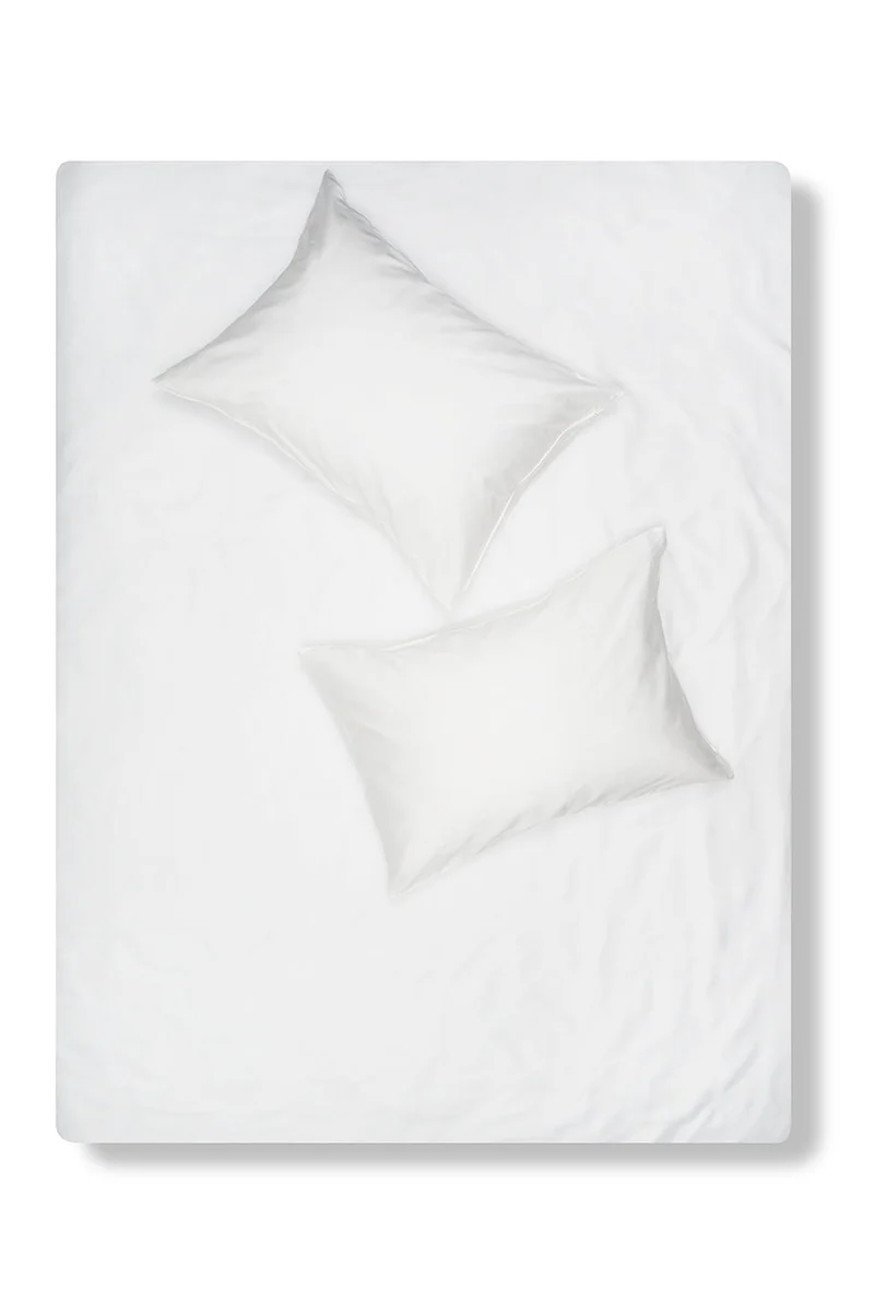 Egyptian Cotton Sateen Bedding in White Color