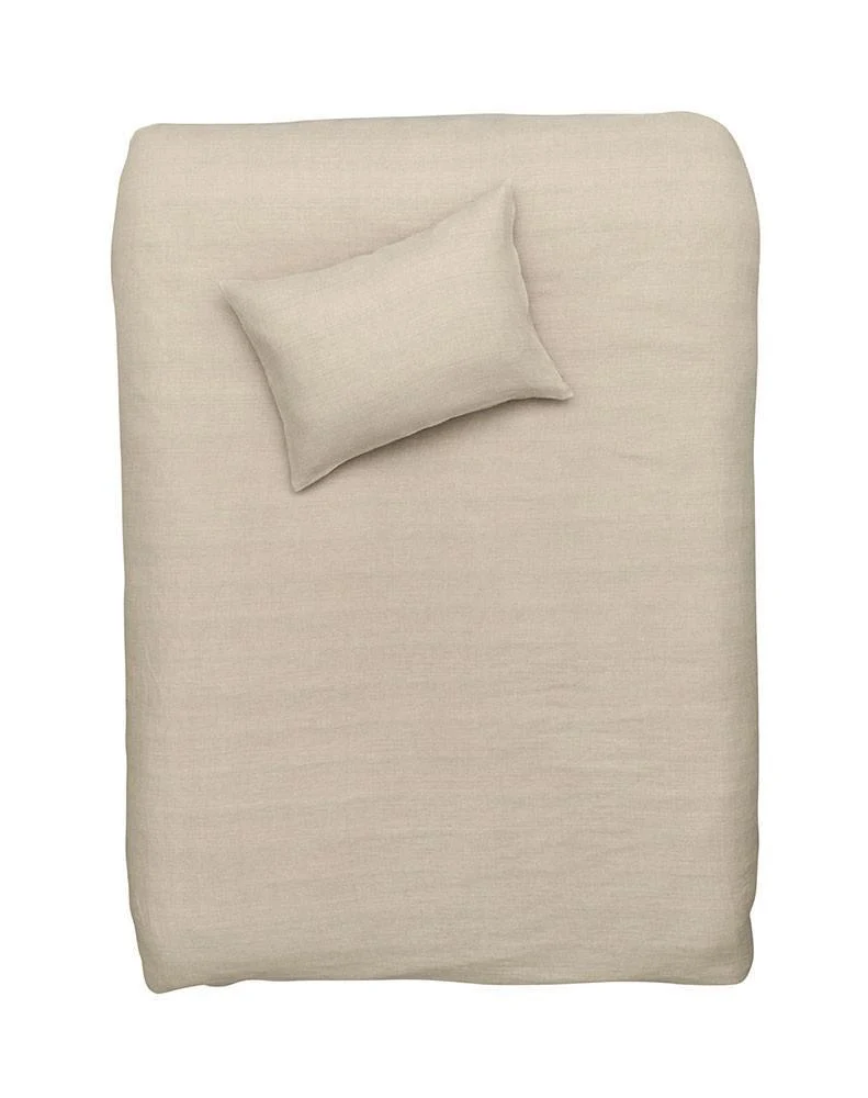 Linen Bedding Panama in Flax Color