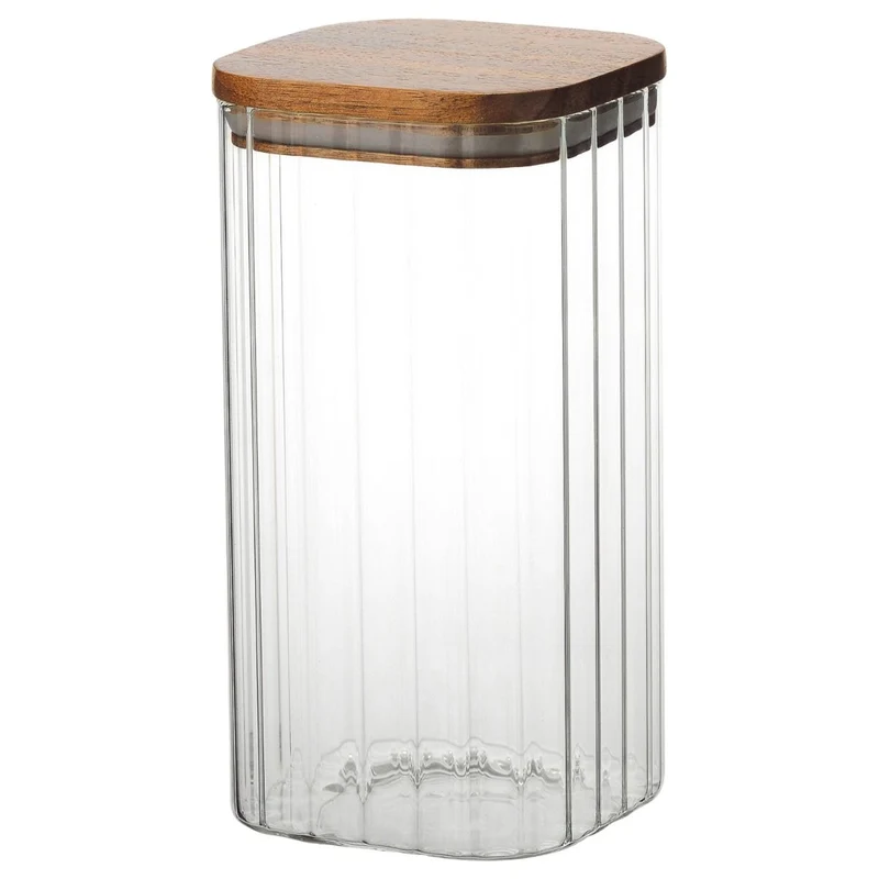 Bricard Acacia Büyük Boy Cam Saklama Kabı | 10X10X20 CM 1,6 L