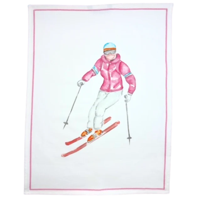 Geschirrtücher mit Sportmotiv, Baumwolle Bio (kbA)