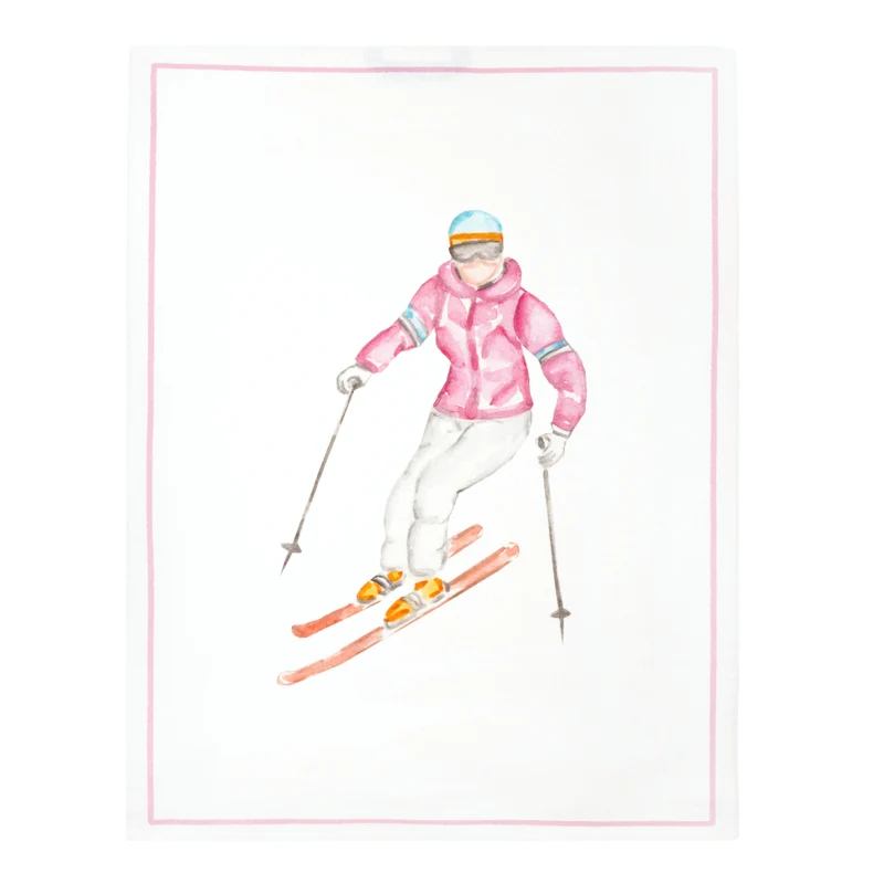 Geschirrtücher mit Sportmotiv, Baumwolle Bio (kbA)
