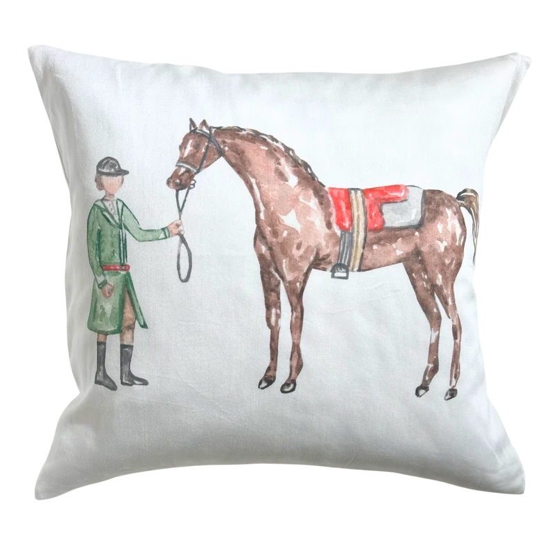 Satin-Kissenhüllen mit Sportmotiv, Baumwolle Bio (kbA)