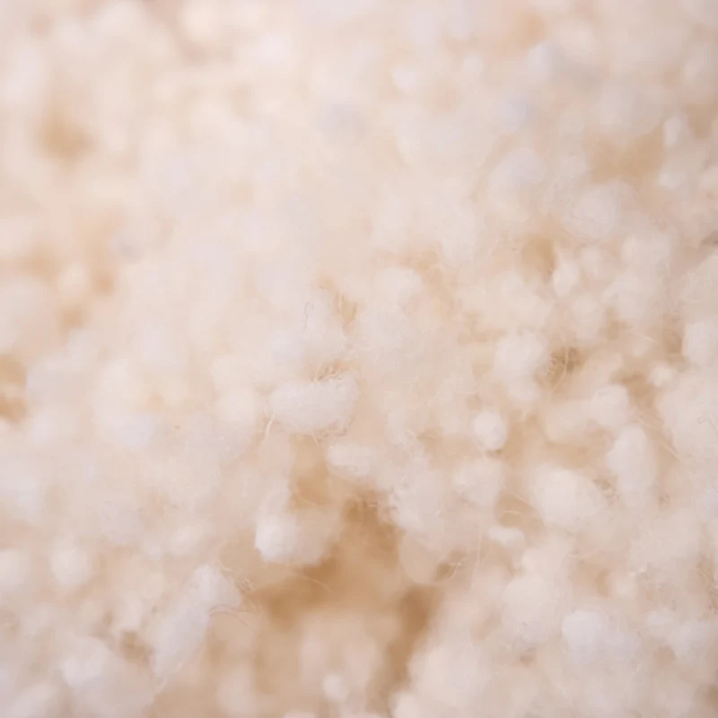 Schurwollkissen mit Zirbenspänen, Bio (kbA)