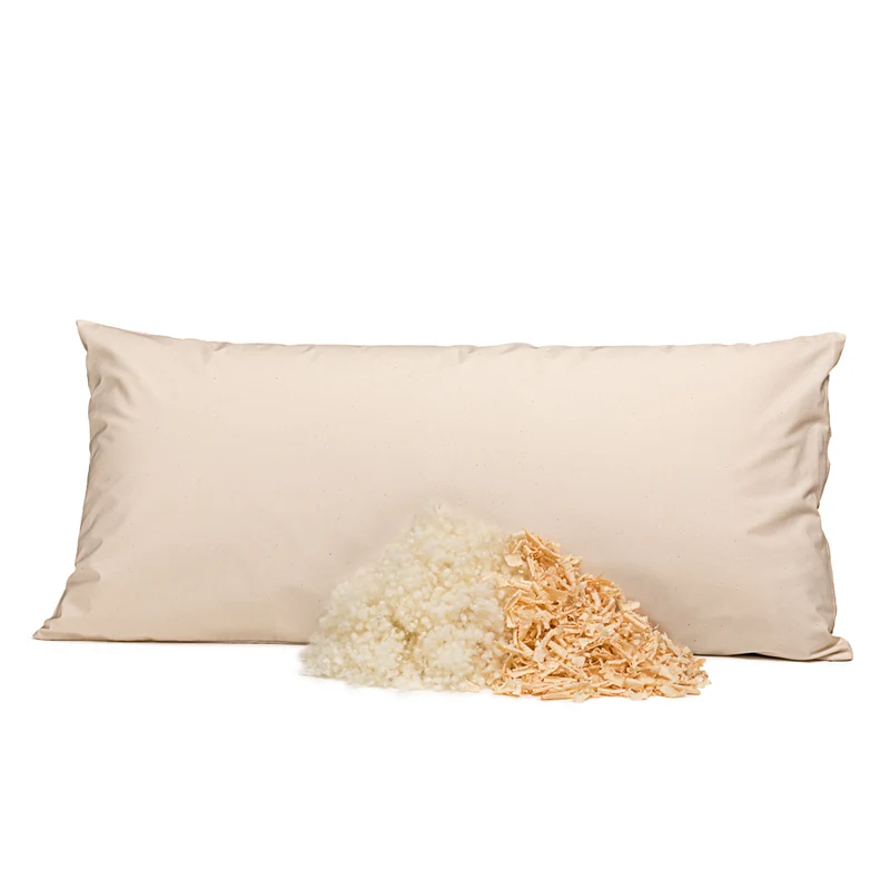 Schurwollkissen mit Zirbenspänen, Bio (kbA)