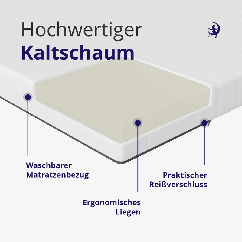 Komfort Kaltschaum-Topper 10cm