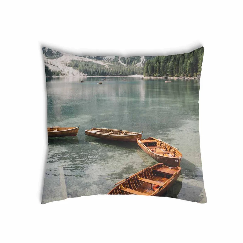 Gesundheitskissen See mit Booten