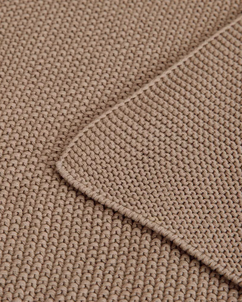 Strickmusterdecke