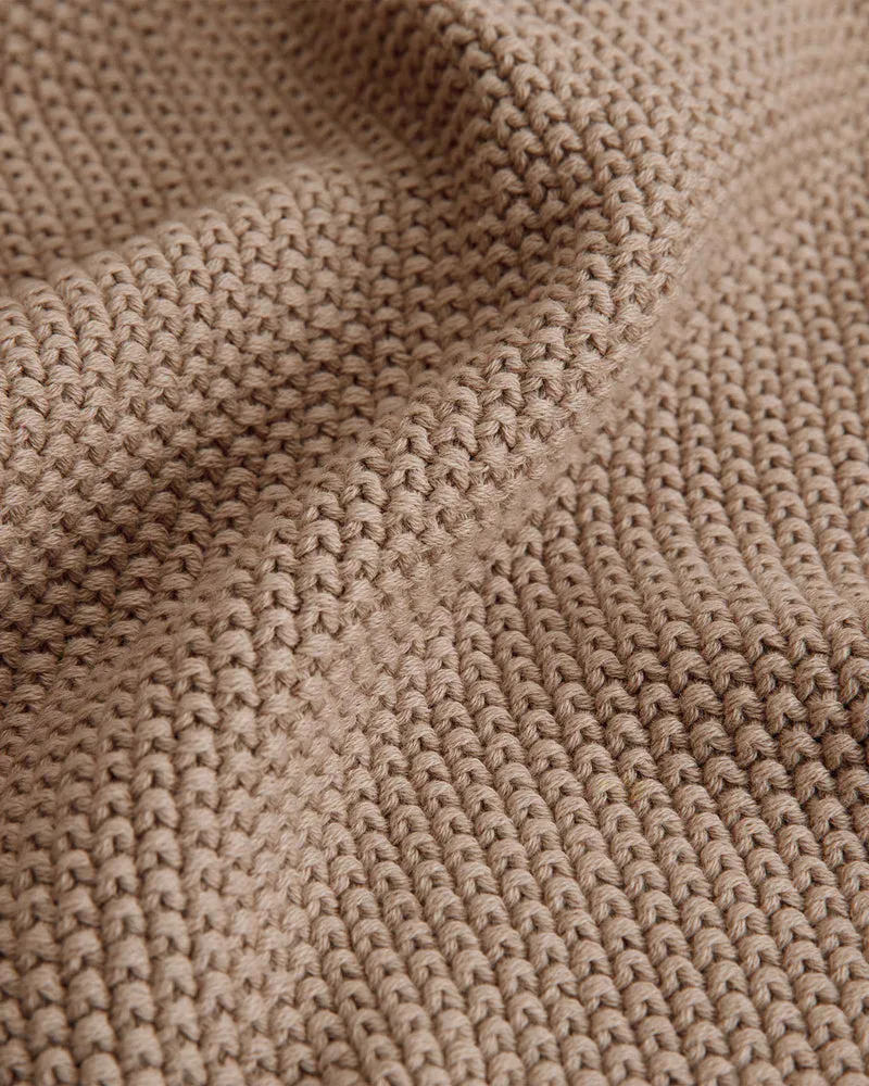 Strickmusterdecke