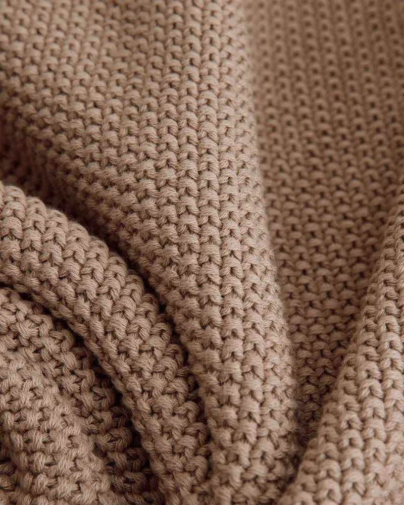 Strickmusterdecke
