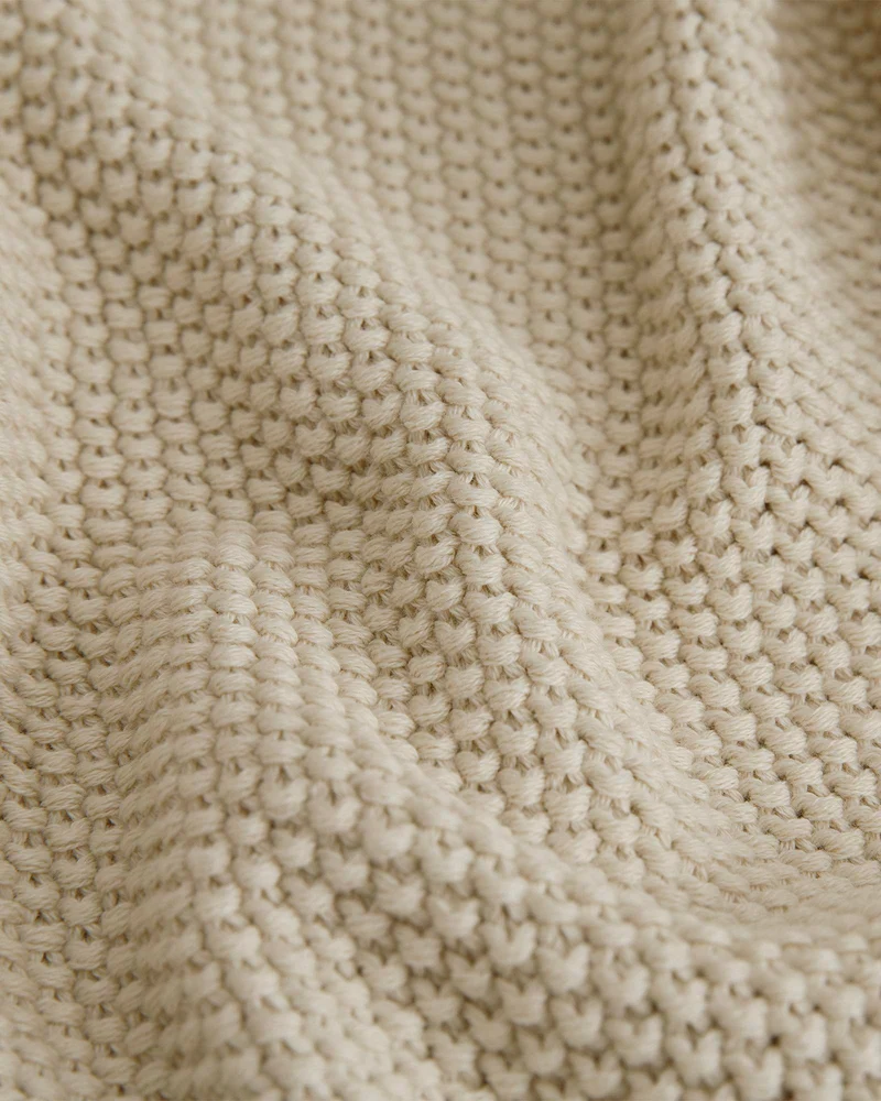 Strickmusterdecke