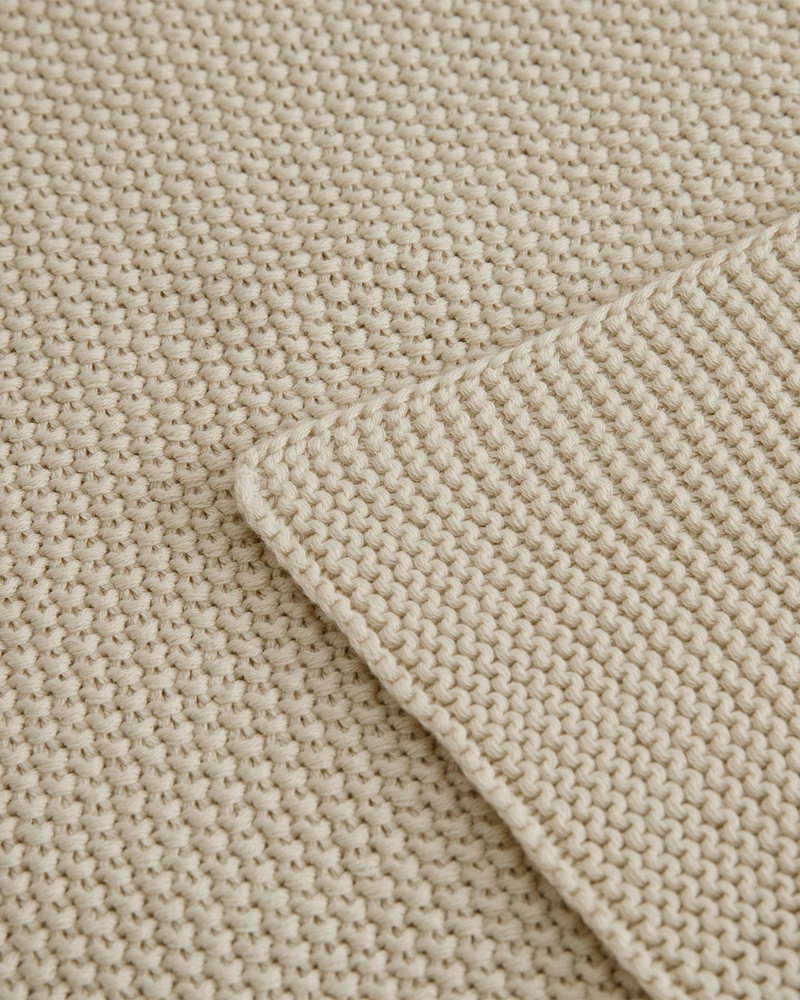 Strickmusterdecke