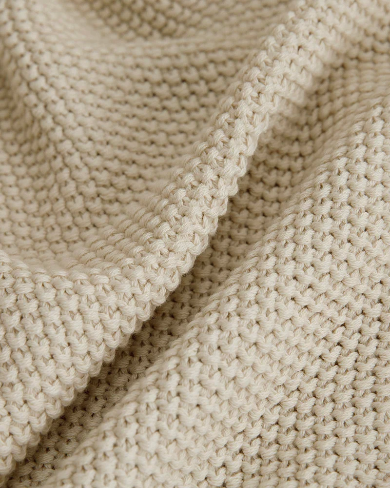 Strickmusterdecke