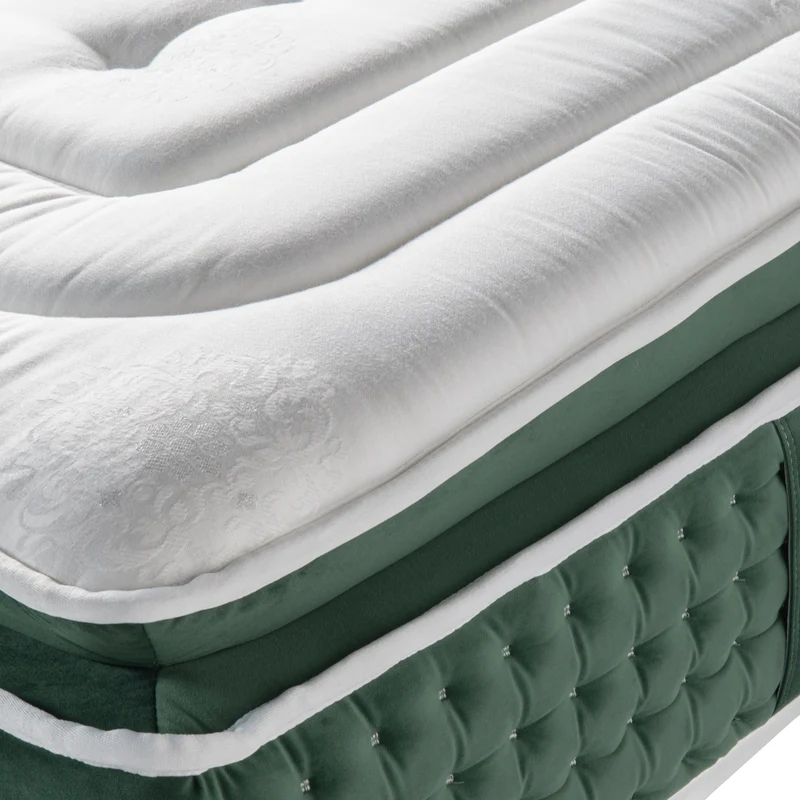 Ensemble literie complet avec lit et matelas d'hôtel - Collection Bouclette