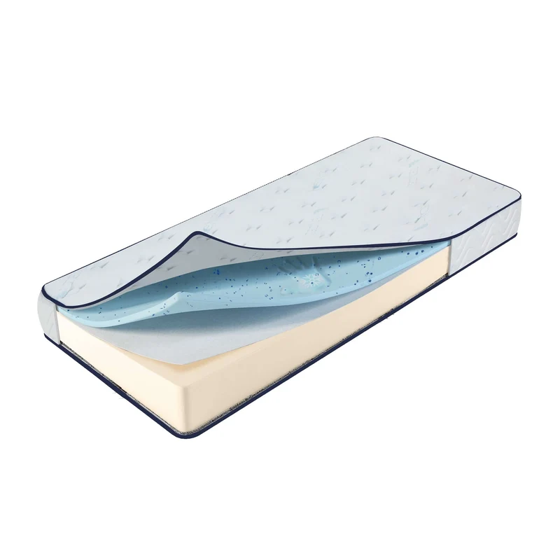 Canapé convertible avec matelas mémoire de forme beige - Collection canape lit