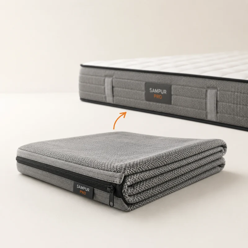 Housse respirante pour matelas hybride - Collection Pro
