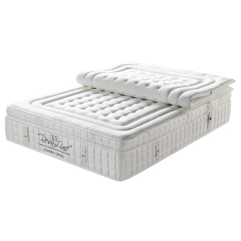 Matelas haut de gamme, 38 cm, réversible été/hiver - Collection Diva Luxury Hotel