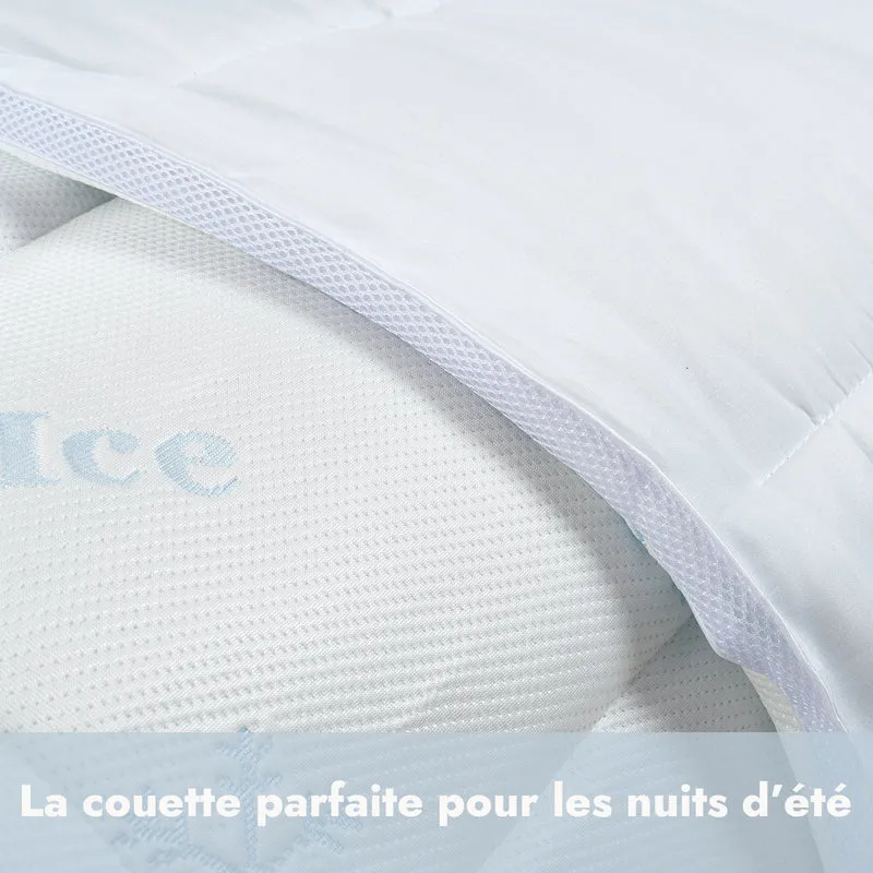 Pack couette et oreillers mémoire de forme rafraîchissants - Collection Été