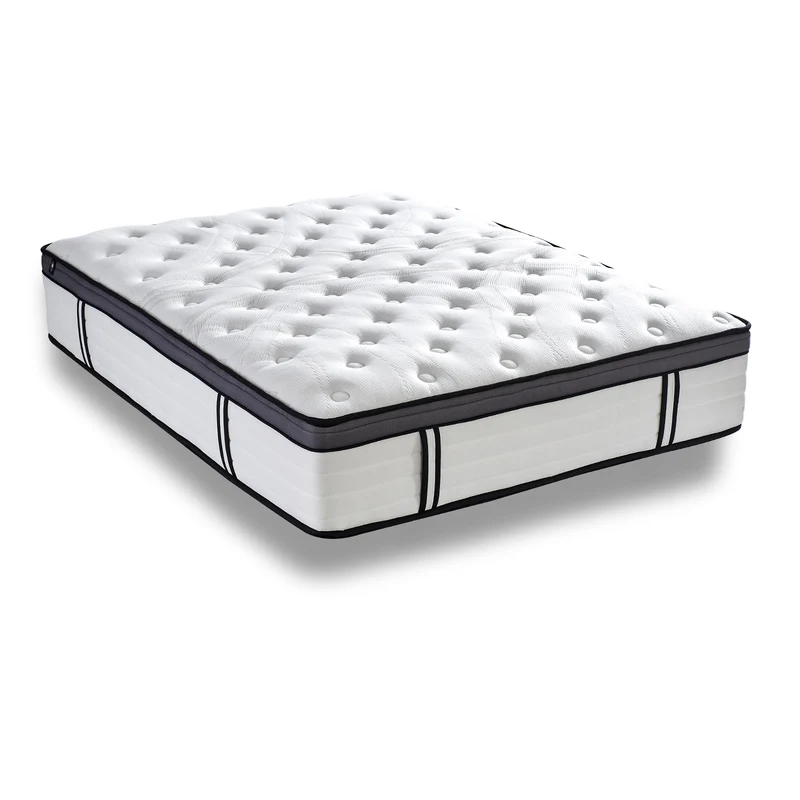 Ensemble sommier industriel et matelas grand confort hybride - Collection Factory