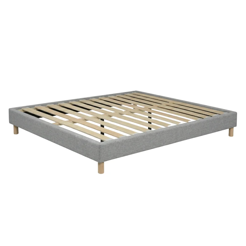 Ensemble literie complet avec lit et matelas d'hôtel - Collection Tissu