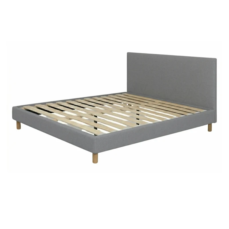 Ensemble avec lit fixe et matelas d'hôtel - Collection Tissu
