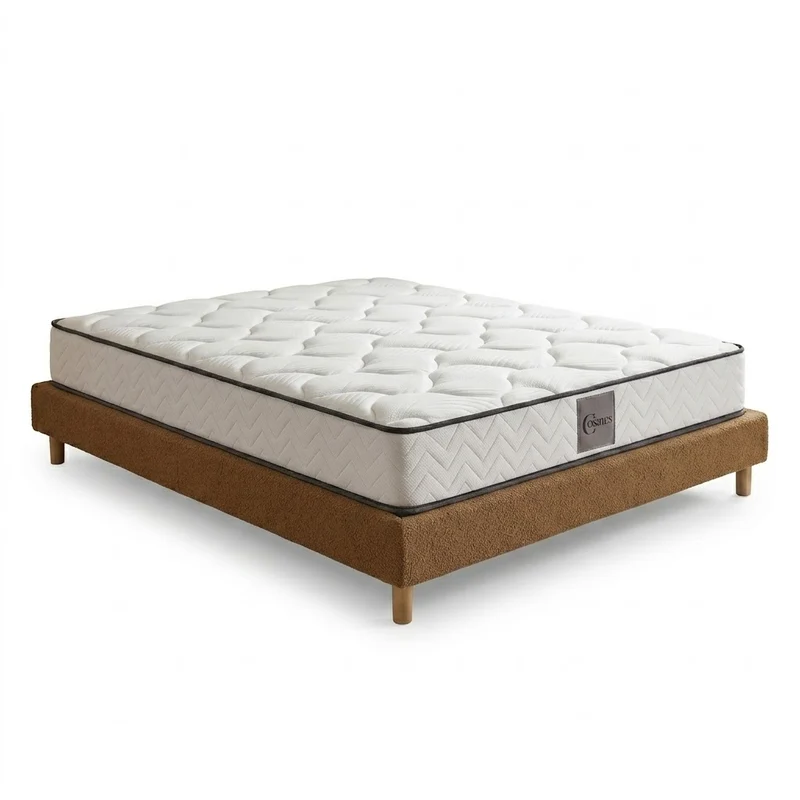 Ensemble lit et matelas confort - Collection Bouclette
