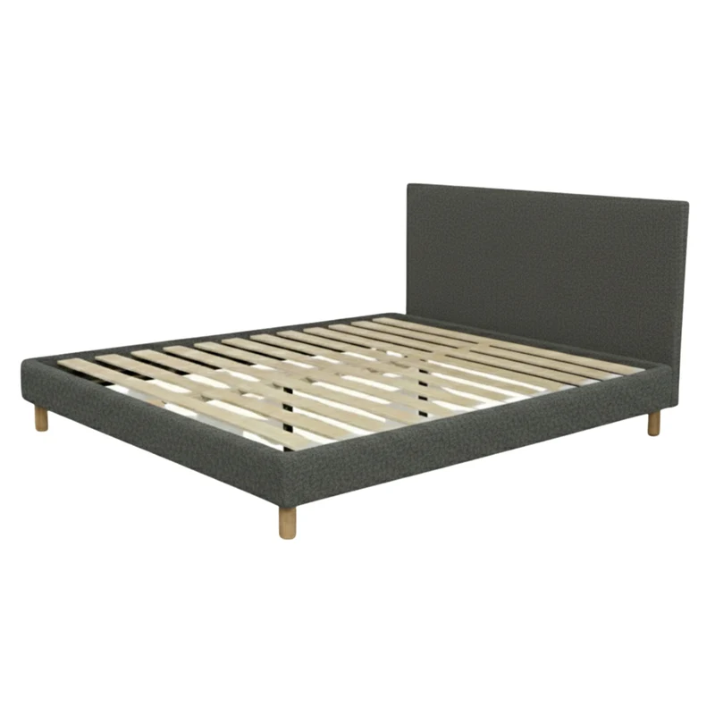 Ensemble avec lit fixe et matelas d'hôtel - Collection Bouclette