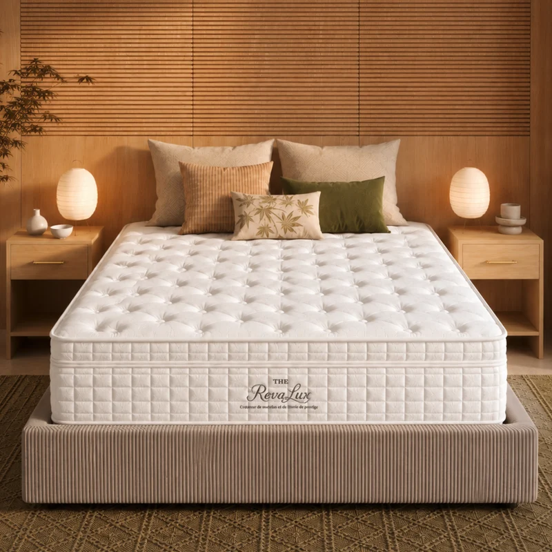Matelas latex, crin de cheval, mémoire de forme et ressorts - Collection Signature