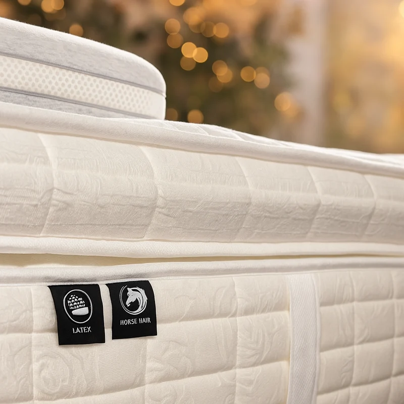Matelas latex, crin de cheval, mémoire de forme et ressorts - Collection Signature