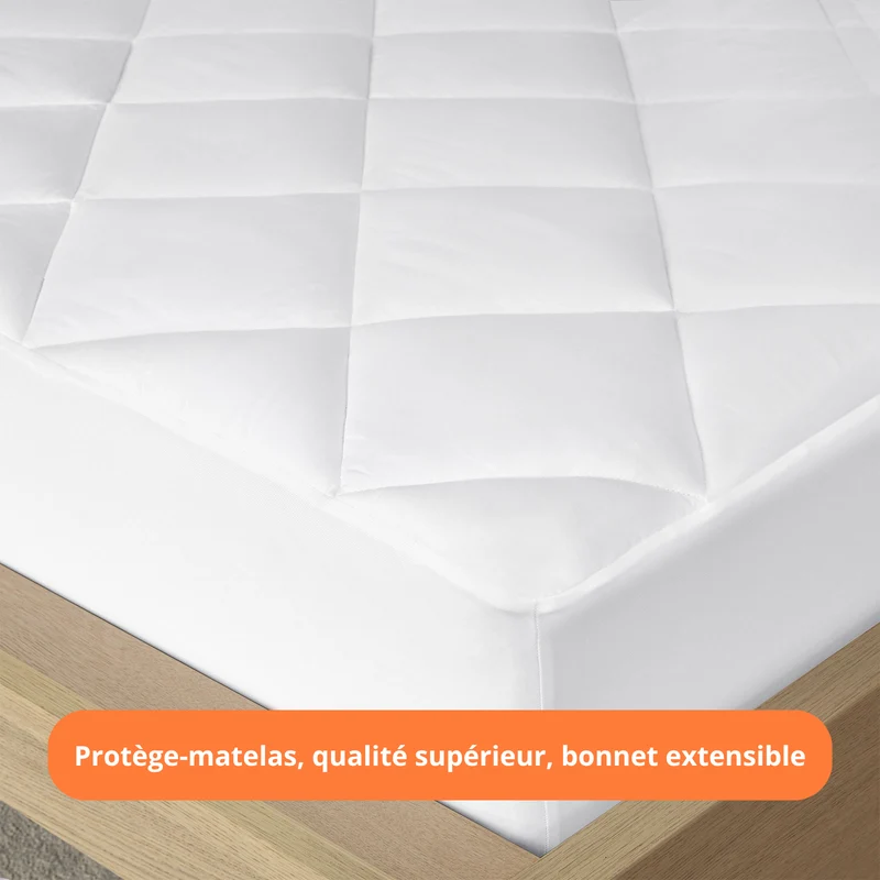 Ensemble literie avec matelas mémoire de forme et accessoires - Collection Ultra Basique