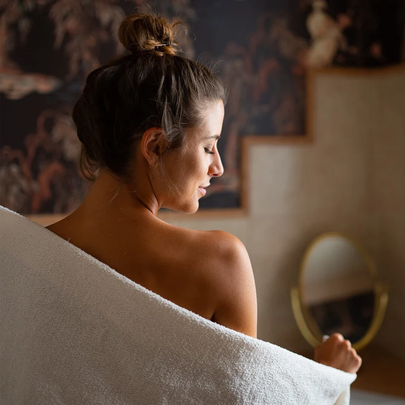 Handtuch mit Massageeffekt