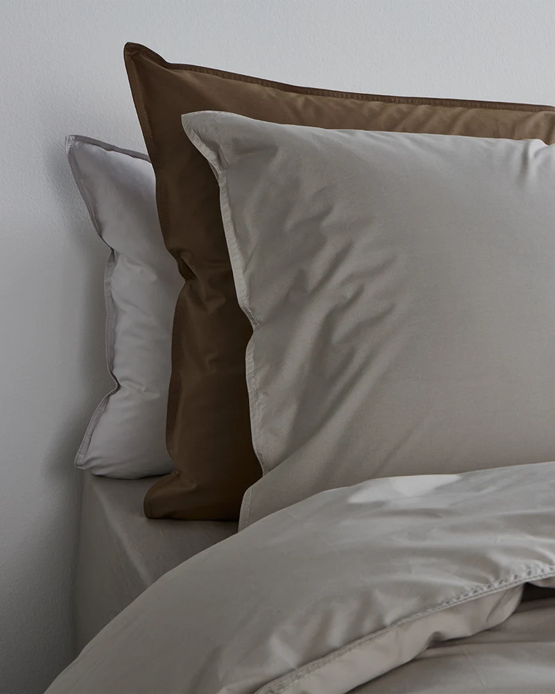 Housse De Couette Set Coton Silver Grey