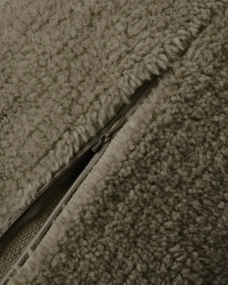 bedMATE Kussenhoes Furry Dark Olive