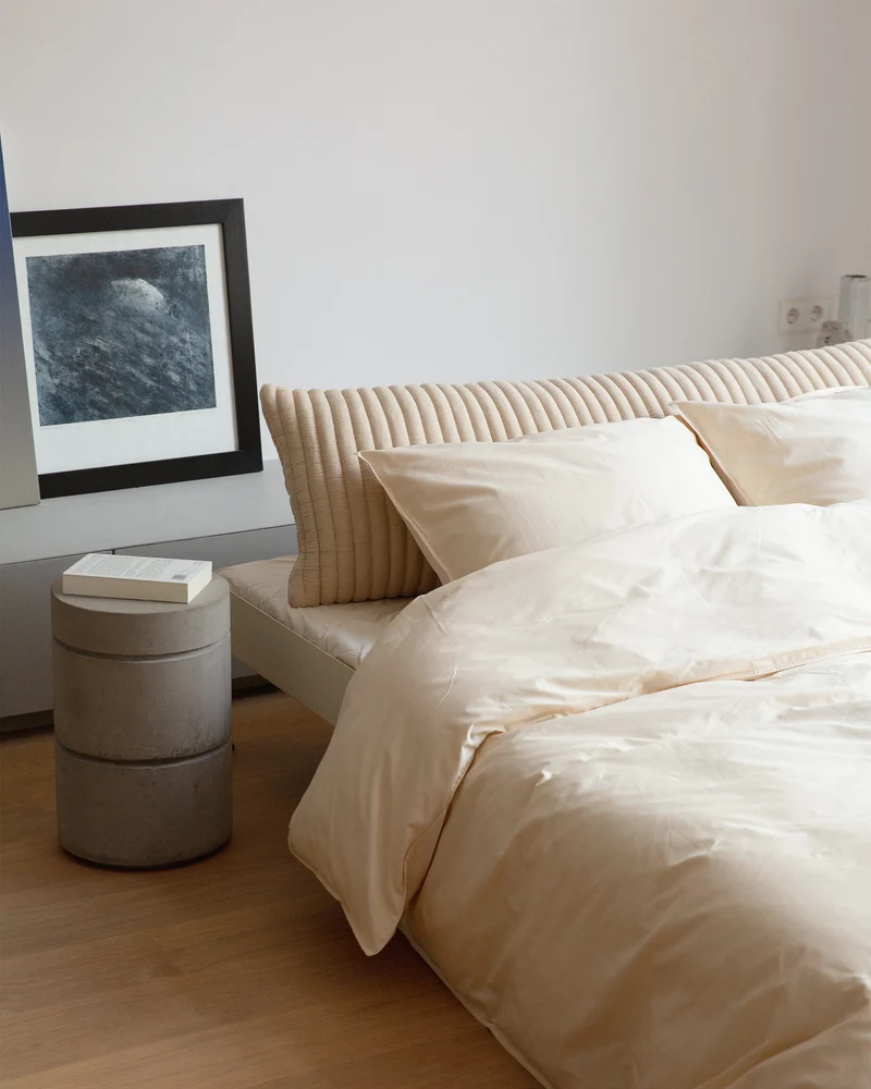 bedMATE Kussenhoes Puffy Beige