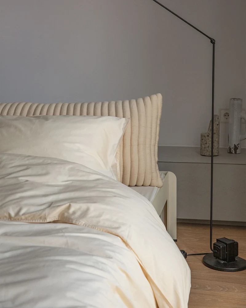 bedMATE Kussenhoes Puffy Beige