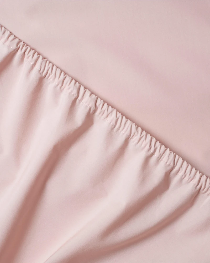 Hoeslaken Katoen Blush