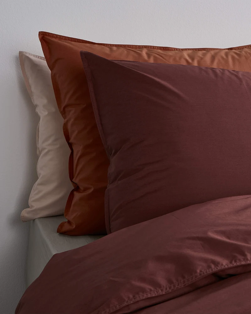 Beddengoed Set Katoen Brique Red