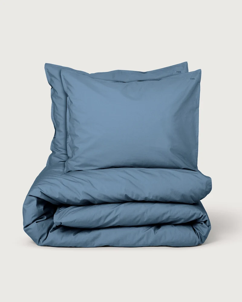 Housse De Couette Set Coton Quiet Blue