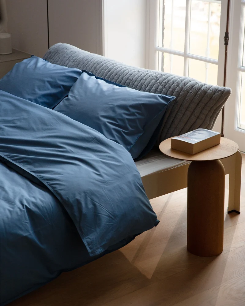 Kussensloop Katoen Quiet Blue
