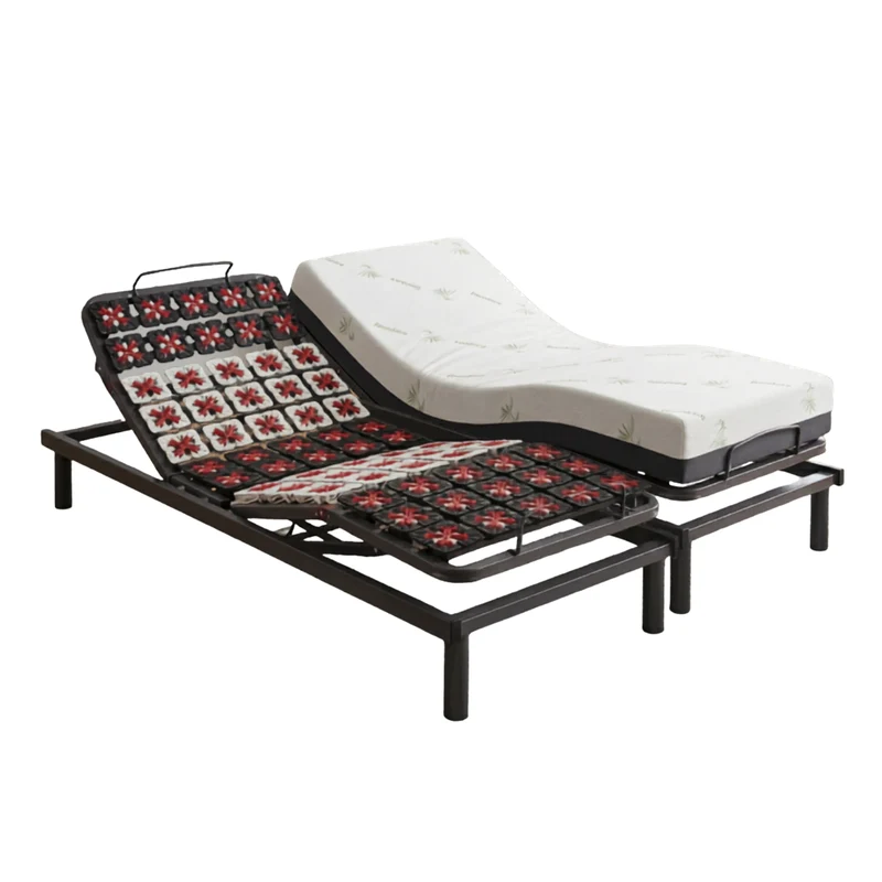 Sommier électrique, orthopédique à plots, matelas relaxation inclus - Collection Technoflex
