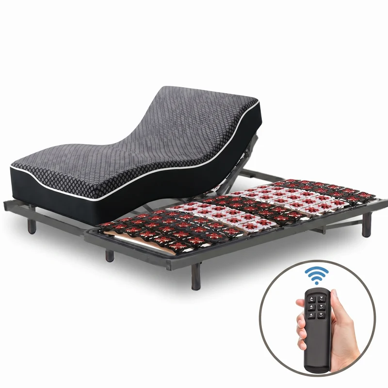Sommier électrique, orthopédique à plots, matelas relaxation inclus - Collection Technoflex
