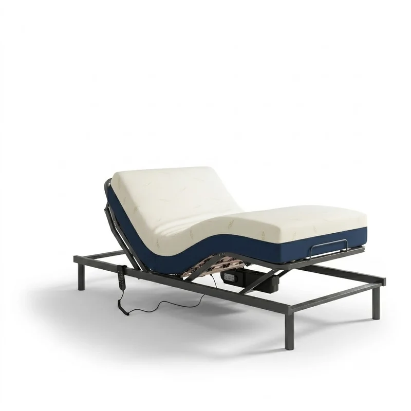 Sommier électrique, orthopédique à plots, matelas relaxation inclus - Collection Technoflex